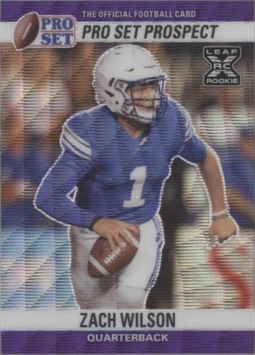 2021 Leaf Pro Set Metal Zach Wilson #4