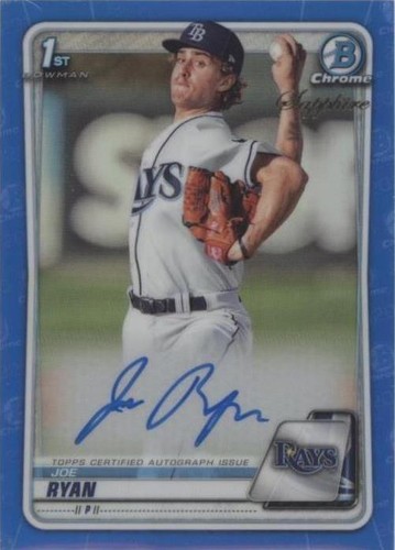 2020 Bowman Chrome Sapphire Edition - Joe Ryan #BSPA-JRY