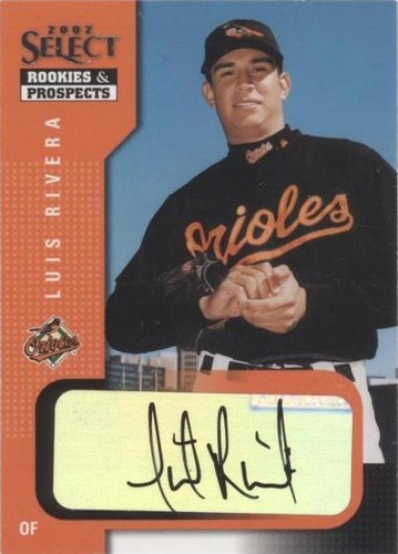2002 Select Rookies & Prospects - Luis Rivera #65