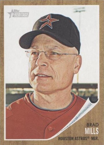 2011 Topps Heritage - Brad Mills #12
