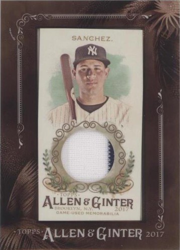 2017 Topps Allen & Ginter - Gary Sanchez #MR-GSA