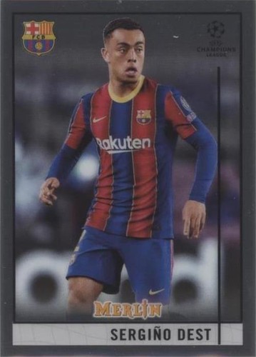 2020-21 Topps Merlin Collection Chrome UCL Sergino Dest #61