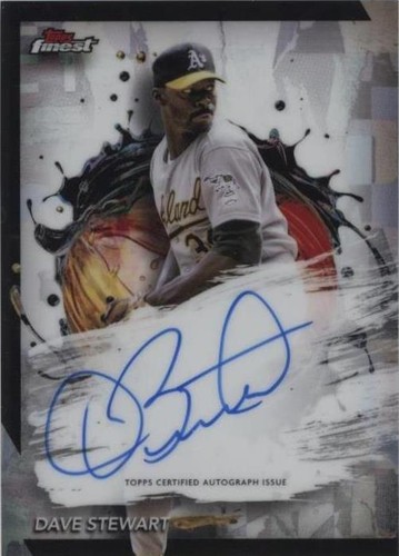 2024 Topps Finest - Dave Stewart #FA-DS