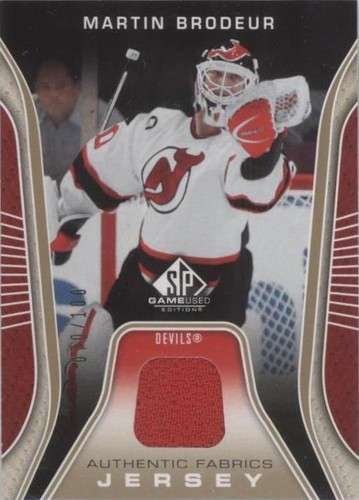 2006-07 SP Game Used Edition - Martin Brodeur #AF-MB
