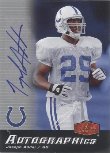 2006 Flair Showcase Joseph Addai #AU-JA