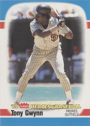 1989 Fleer Heroes of Baseball - Tony Gwynn #20