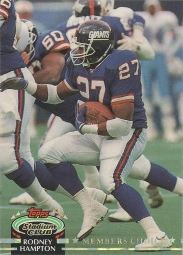 1992 Topps Stadium Club Rodney Hampton #310