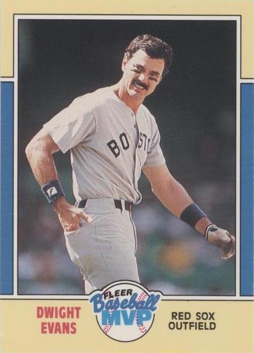 Fleer 1988 Jugador Más Valioso de Béisbol - Dwight Evans #12