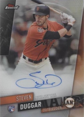 2019 Topps Finest - Steven Duggar #FA-SD