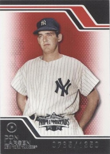 2008 Topps Triple Threads - Don Larsen #45