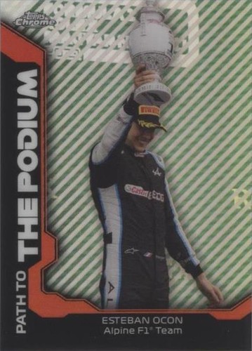 2021 Topps Chrome Formula 1 - Esteban Ocon #PTP-EO