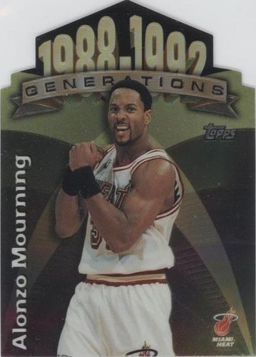1997-98 TOPPS ALONZO MOURNING MIAMI HEAT #101 | eBay