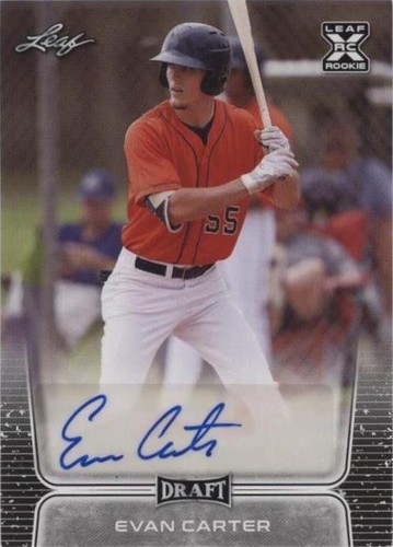 2020 Leaf Draft - Evan Carter #BA-EC2