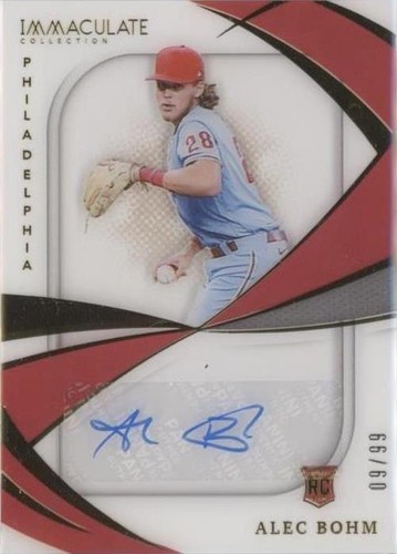 2021 Panini Immaculate Collection - Alec Bohm #SS-AB