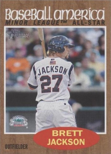 2011 Topps Heritage Minor League Edition - Brett Jackson #215