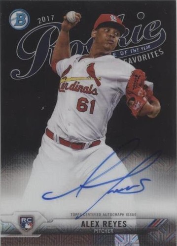 2017 Bowman - Alex Reyes #ROYFA-AR