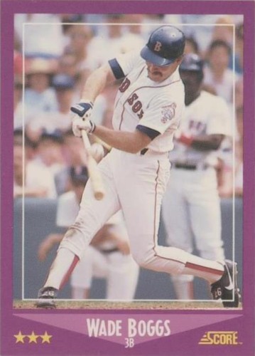 1988 Score - Wade Boggs #2