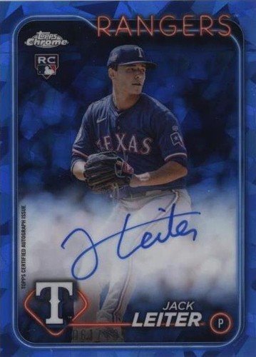 2024 Topps Chrome Update Series Sapphire Edition - Jack Leiter #USA-JAL