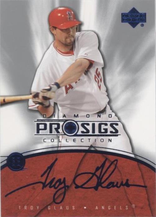 2004 Upper Deck Diamond Collection Pro Sigs - Troy Glaus #66