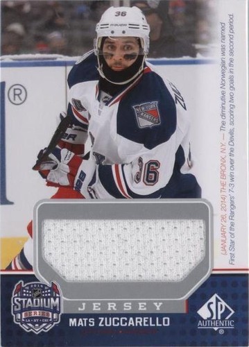 2014-15 SP Game Used - Mats Zuccarello #SS-MZ