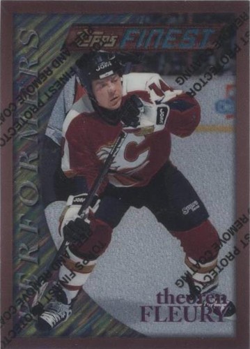 1995-96 Topps Finest - Theoren Fleury #181