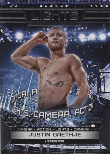 2024 Topps UFC Knockout - Justin Gaethje #LTS-18