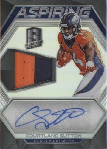 2018 Panini Spectra Courtland Sutton #APA-CS