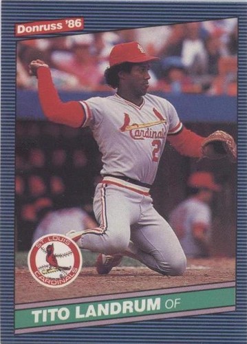 1986 Donruss - Tito Landrum #425