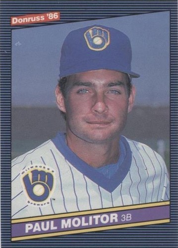 1986 Donruss - Paul Molitor #124