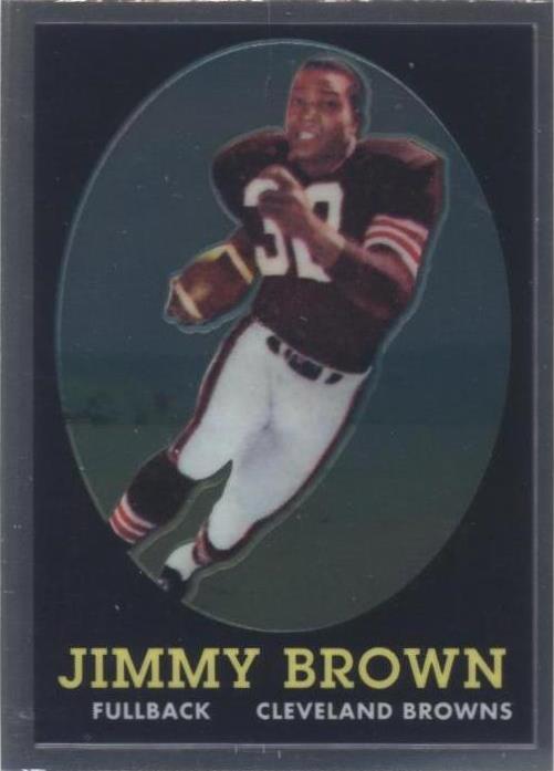 2010 Topps Chrome Jim Brown #62