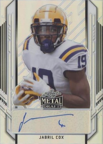 2021 Leaf Metal Draft Jabril Cox #PA-JC1