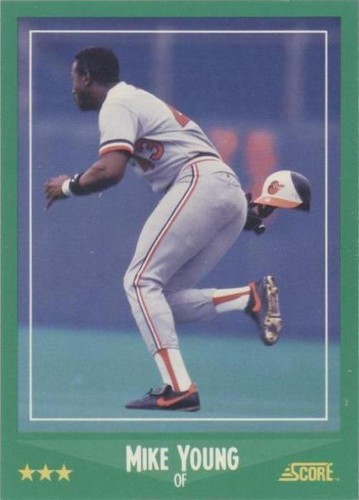 1988 Score - Mike Young #393