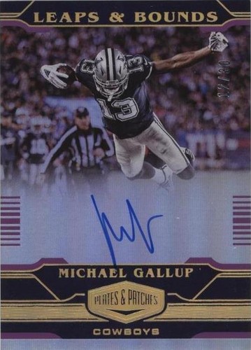 2020 Panini Plates & Patches Michael Gallup #LB-MG