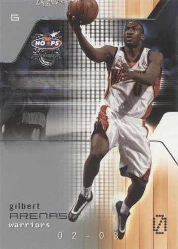 2002-03 NBA Hoops Stars - Gilbert Arenas #100