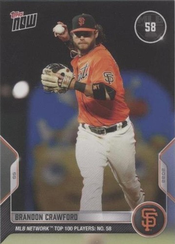 2022 Topps Now MLB Network Top 100 Players - Brandon Crawford #T-58
