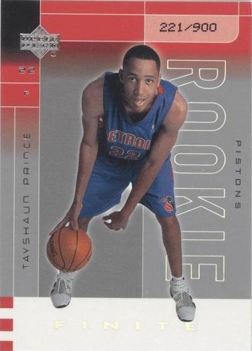 2002-03 Upper Deck Finite - Tayshaun Prince #220
