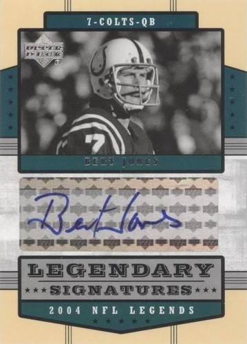 2004 Upper Deck NFL Legends Bert Jones #LS-BJ