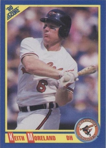1990 Score - Keith Moreland #444