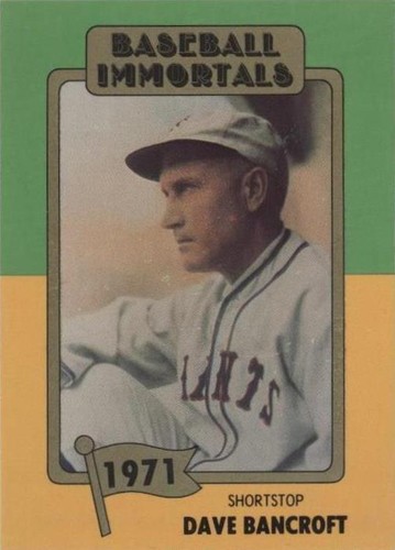 1980-84 SSPC Baseball Immortals 1st Printing - Dave Bancroft #119