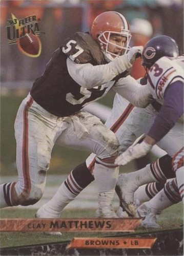 1993 Fleer Ultra Clay Matthews #80
