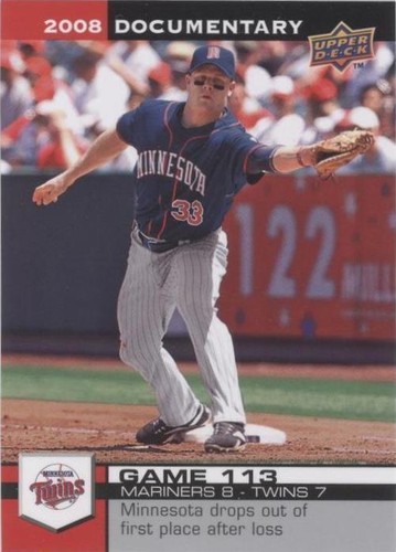 2008 Upper Deck Documentary - Justin Morneau #3409