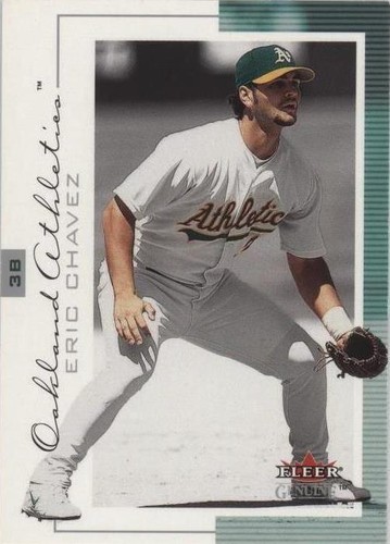 2001 Fleer Genuine - Eric Chavez #91