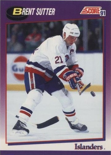 1991-92 Score American - Brent Sutter #243