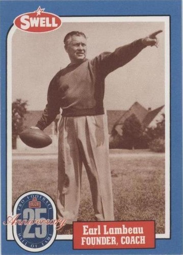 1988 Swell Football Greats Hall of Fame Curly Lambeau #64