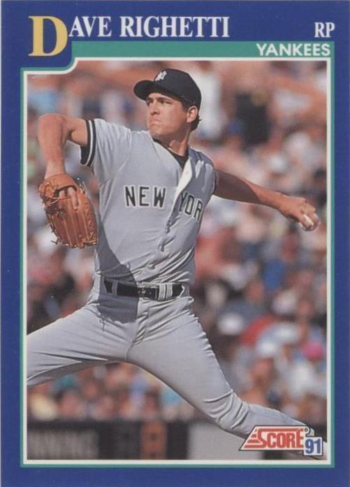 1991 Score - Dave Righetti #24