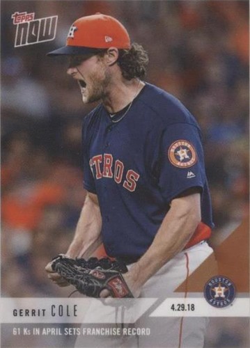 2018 Topps Now - Gerrit Cole #142