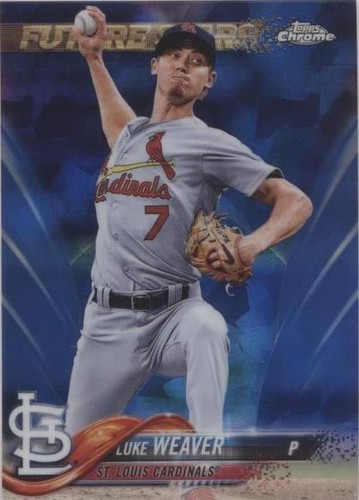 2018 Topps Chrome Sapphire Edition - Luke Weaver #593