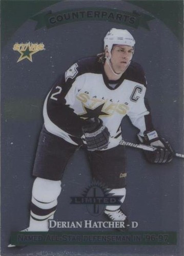 1997-98 Donruss Limited - Derian Hatcher Kevin Hatcher #21