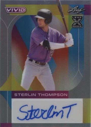 2022 Leaf Vivid - Sterlin Thompson #BA-ST1