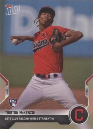2021 Topps Now - Triston McKenzie #291